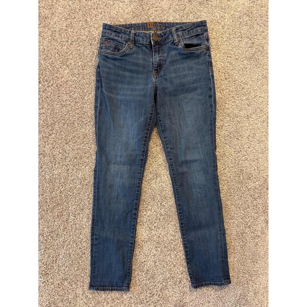 Kut from the Kloth Jeans Womens 2 Blue Mia Skinny Dark Wash Stretch Denim